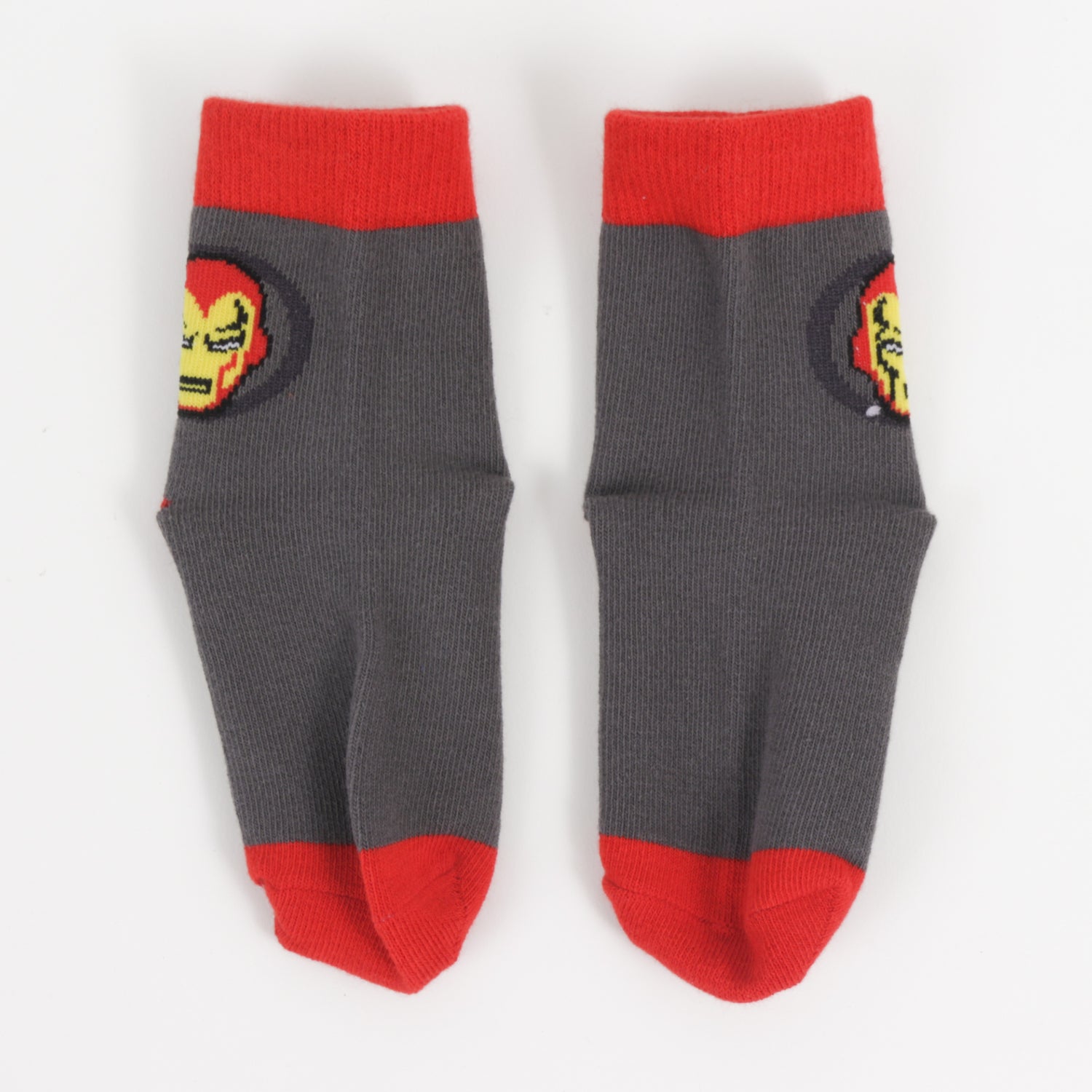 Tripack Calcetines Niño Gris Logos Avengers Marvel