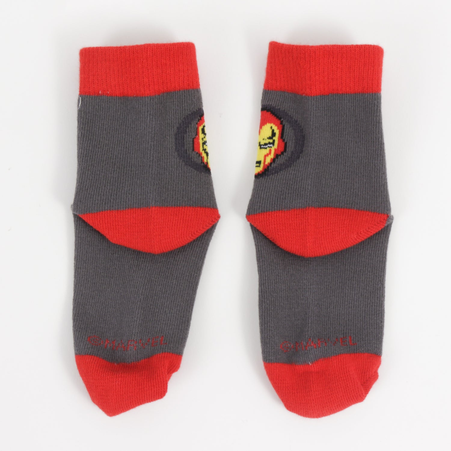 Tripack Calcetines Niño Gris Logos Avengers Marvel