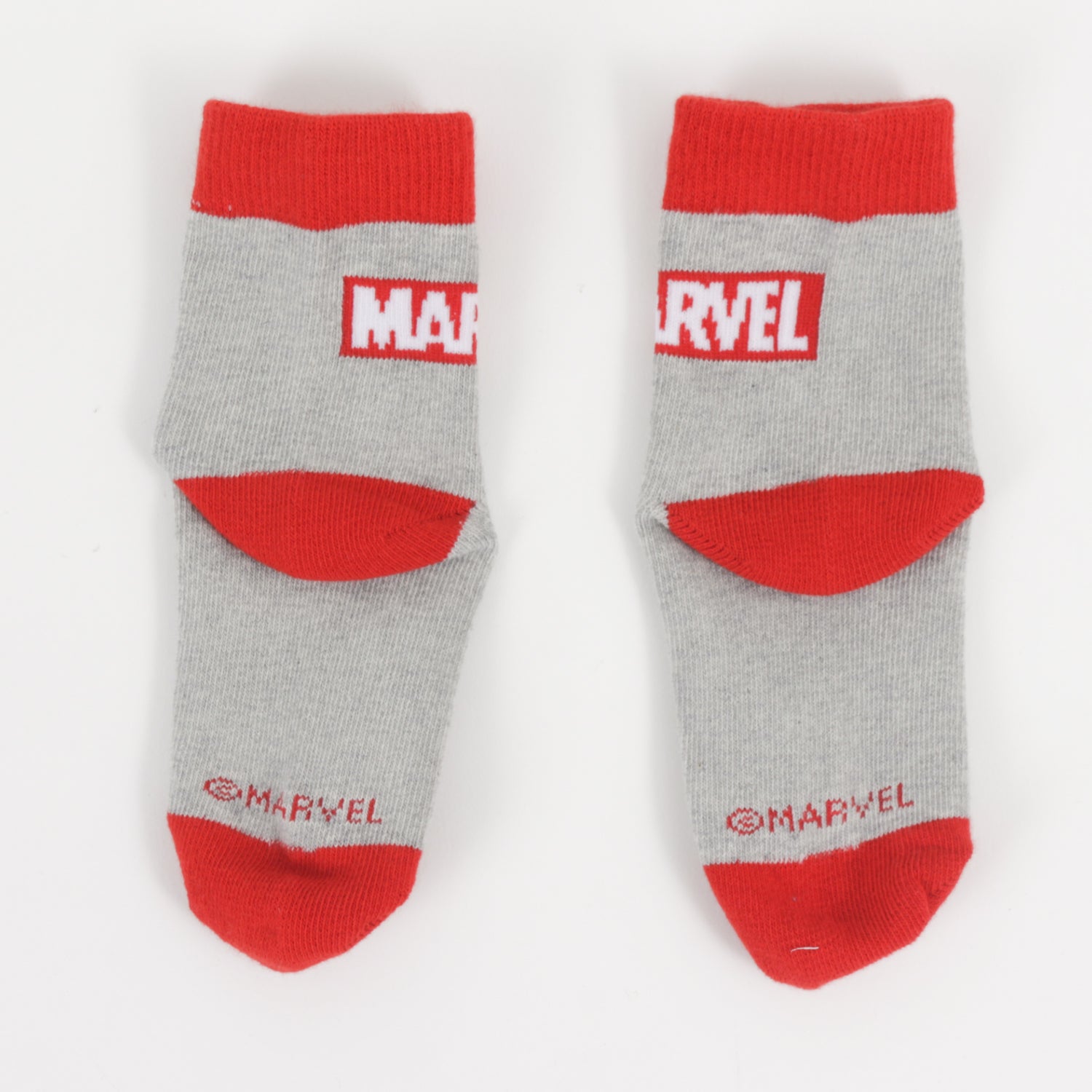 Tripack Calcetines Niño Gris Logos Avengers Marvel