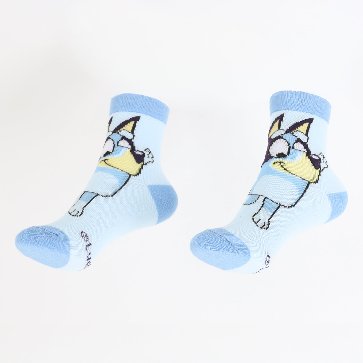 Tripack Calcetines Niño Celeste Rayas Bluey - Calcetines Chile | The Brands Club cl