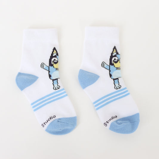 Tripack Calcetines Niña Blanco Full Print Bluey - Calcetines Chile | The Brands Club cl