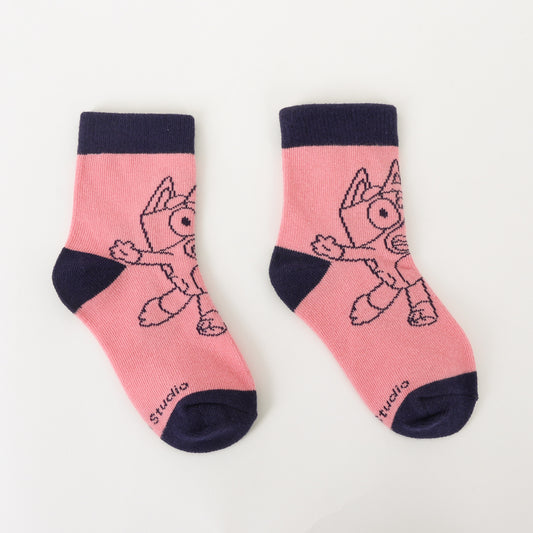 Tripack Calcetines Niña Blanco Full Print Bluey - Calcetines Chile | The Brands Club cl