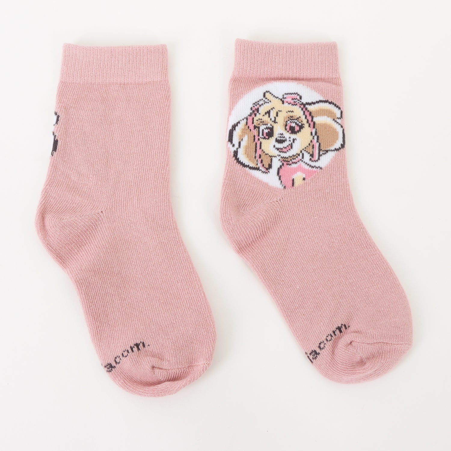 Tripack Calcetines Niña Rosado Skye Paw Patrol