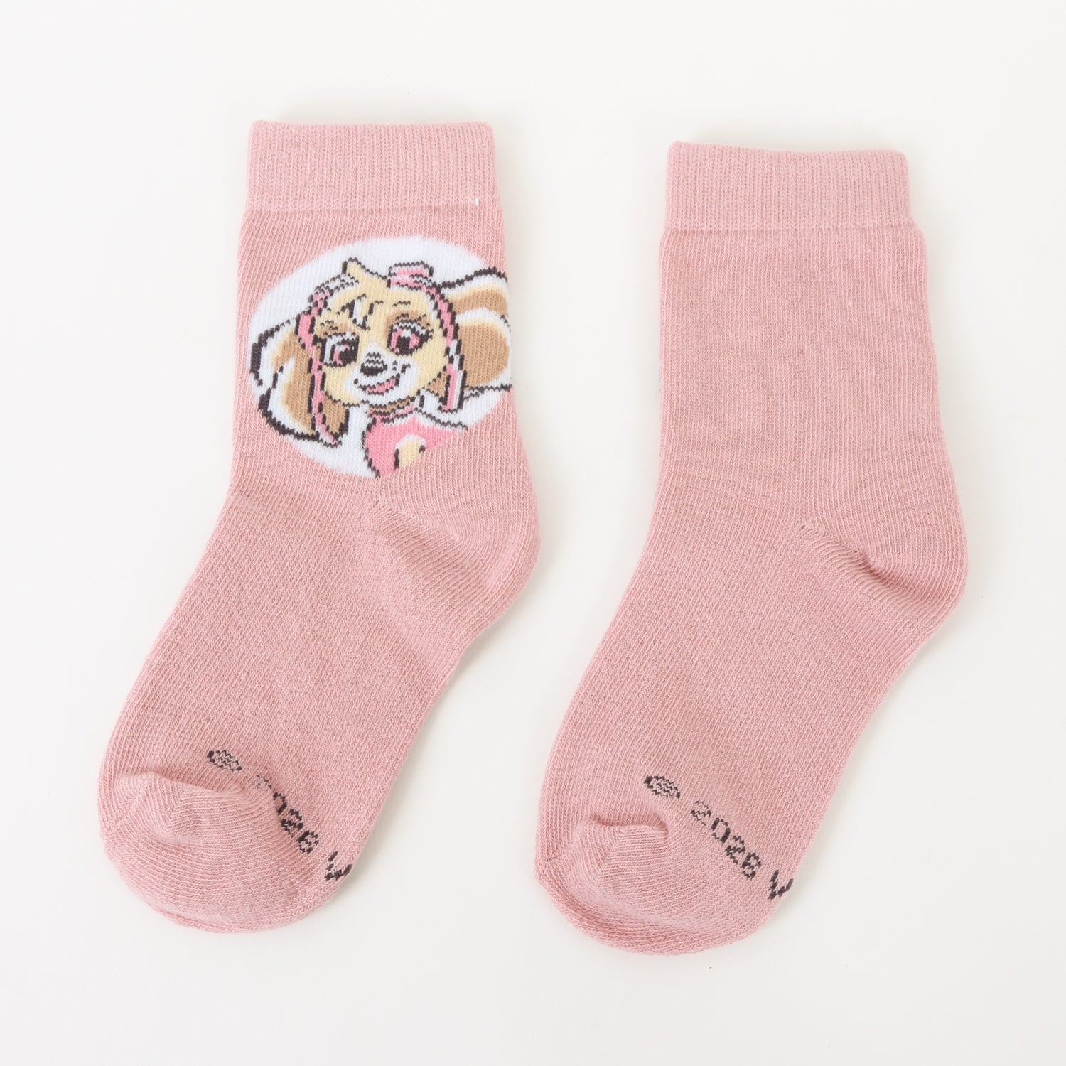 Tripack Calcetines Niña Rosado Skye Paw Patrol
