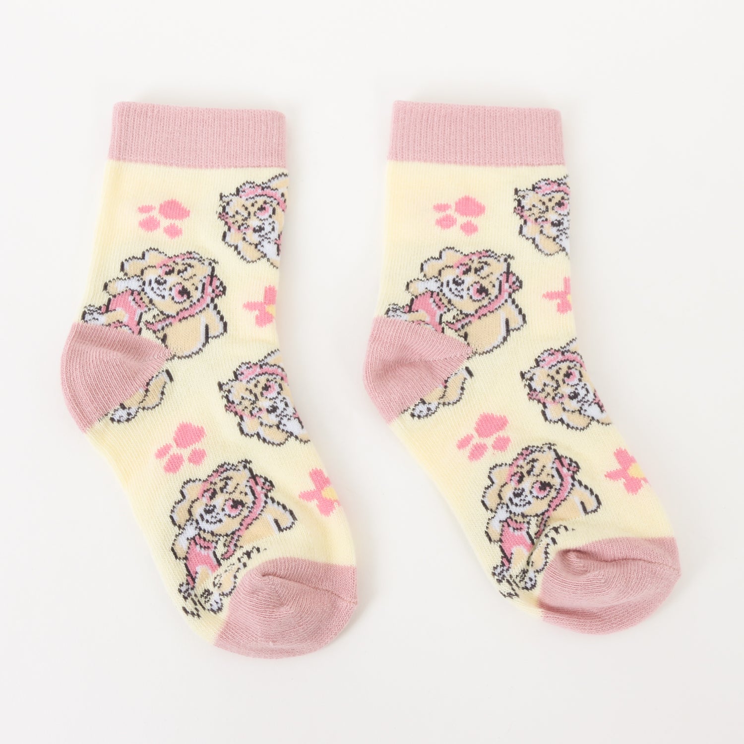 Tripack Calcetines Niña Rosado Skye Paw Patrol - Calcetines Chile | The Brands Club cl