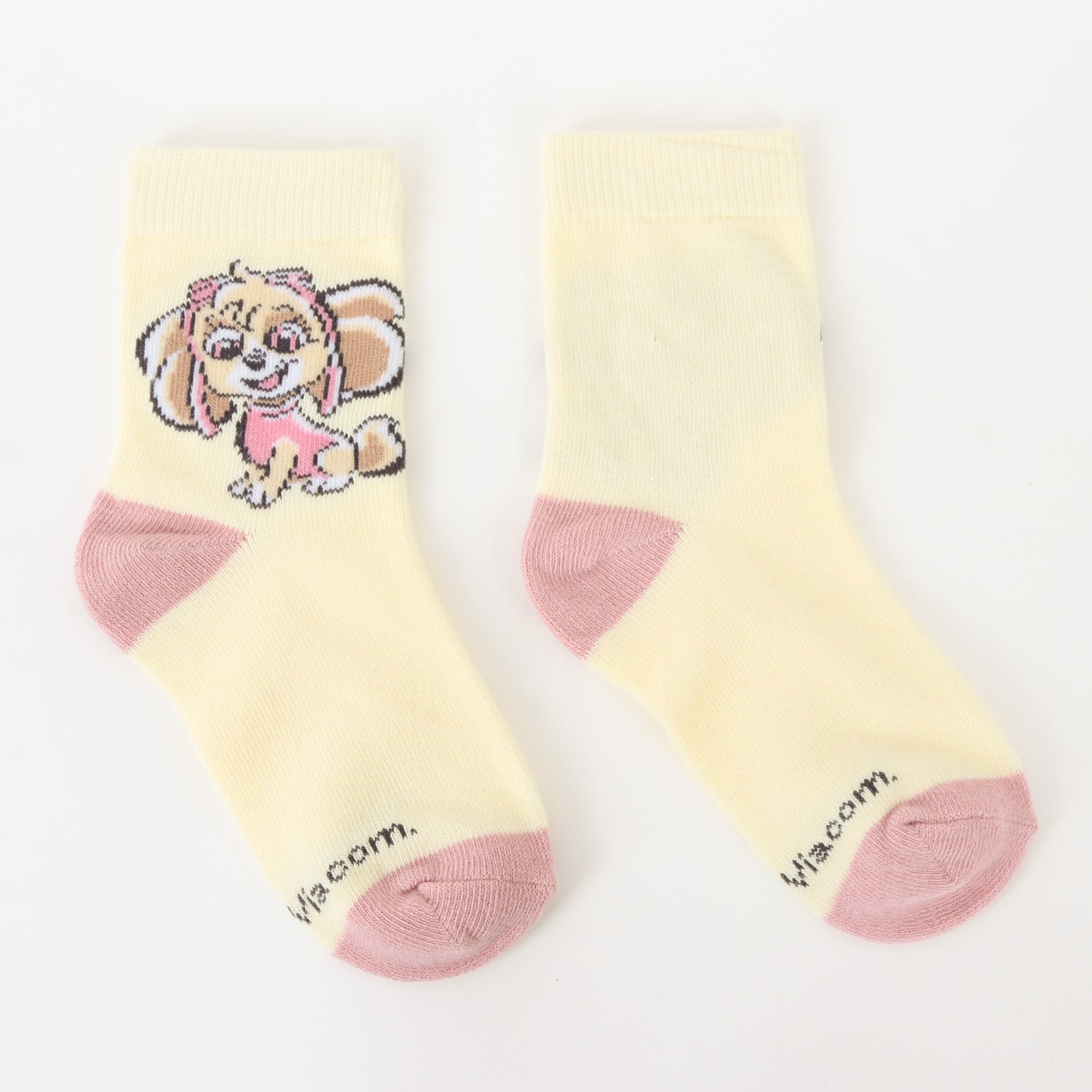 Tripack Calcetines Niña Rosado Skye Paw Patrol