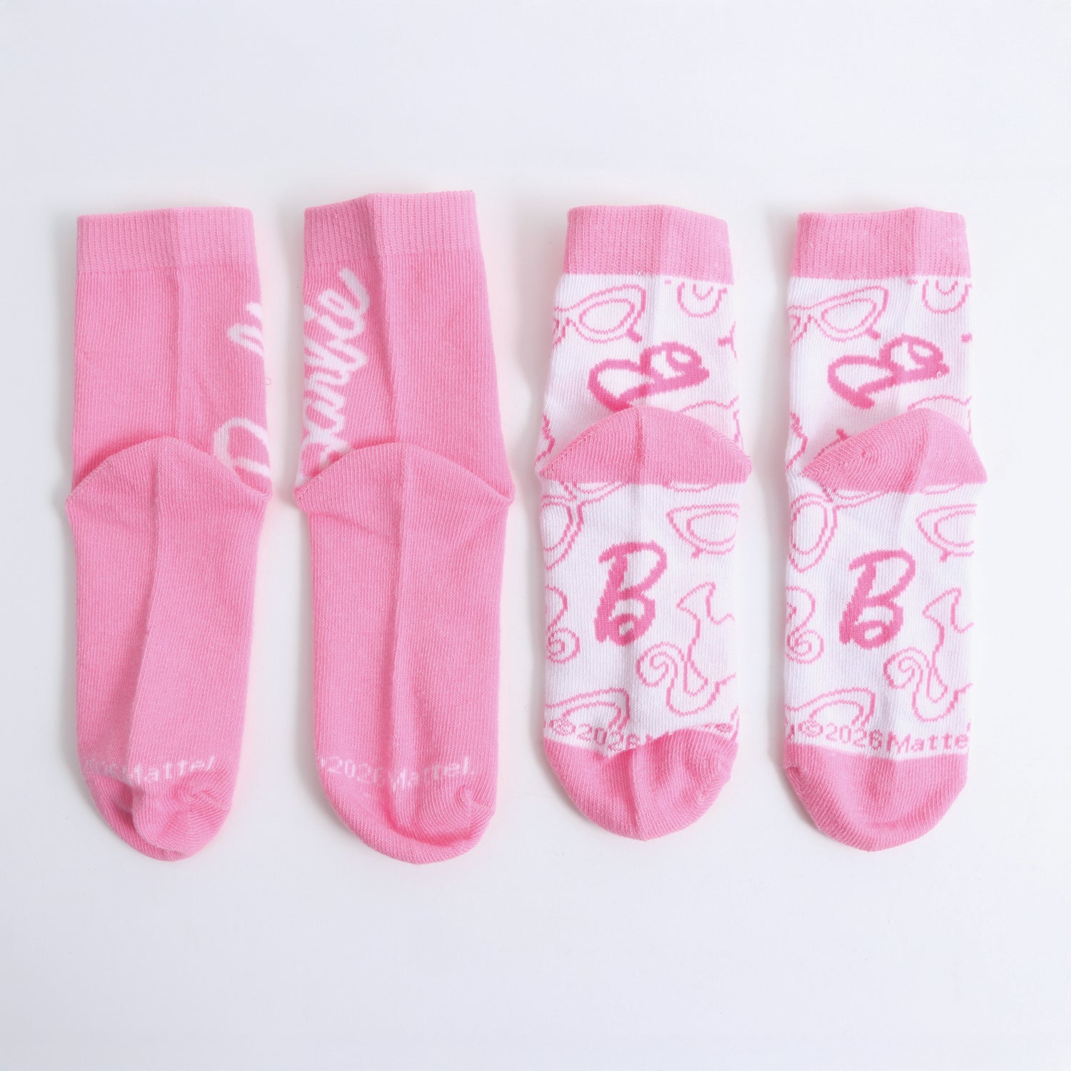 Bipack Calcetines Niña Full Print Rosado Barbie - Calcetines Chile | The Brands Club cl