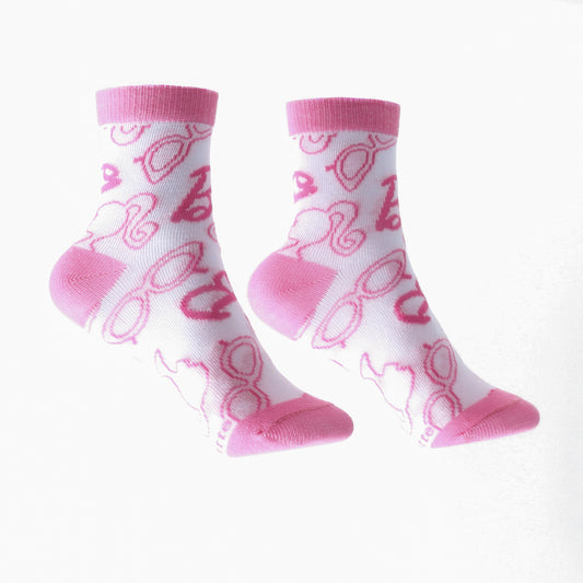 Bipack Calcetines Niña Full Print Rosado Barbie - Calcetines Chile | The Brands Club cl