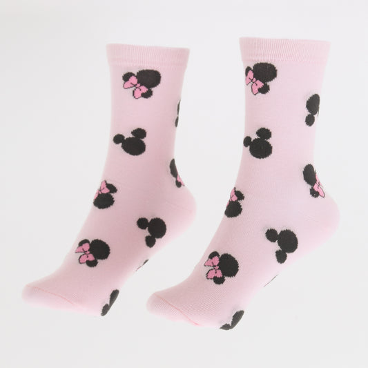 Bipack Calcetines Niña Full Print Minnie Rosado Disney - Calcetines Chile | The Brands Club cl