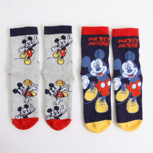 Bipack Calcetines Niño Mickey Mouse Azul Disney - Calcetines Chile | The Brands Club cl