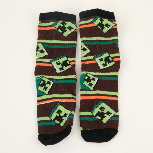 Bipack Calcetines Niño Creepers Verde Minecraft - Calcetines Chile | The Brands Club cl