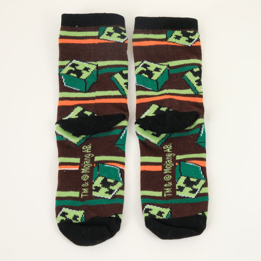 Bipack Calcetines Niño Creepers Verde Minecraft - Calcetines Chile | The Brands Club cl