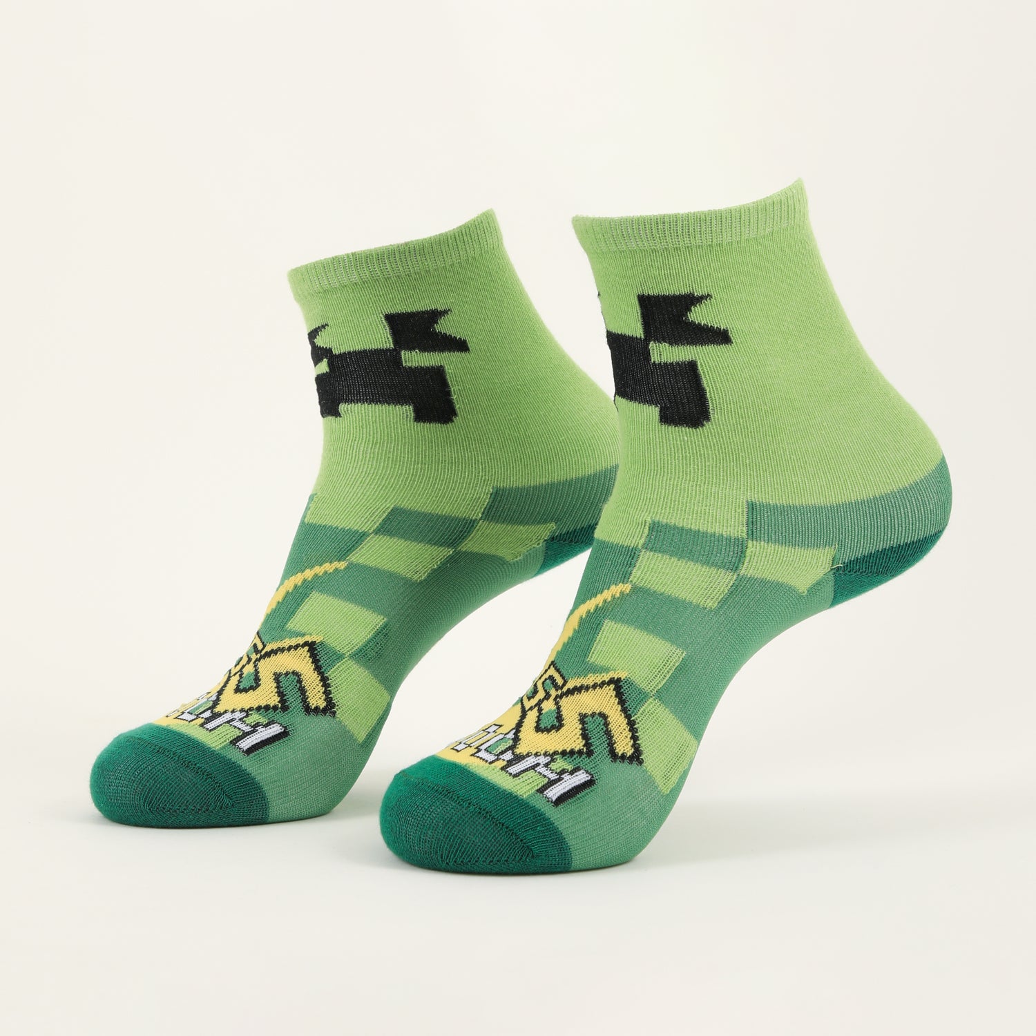 Bipack Calcetines Niño Creepers Verde Minecraft - Calcetines Chile | The Brands Club cl