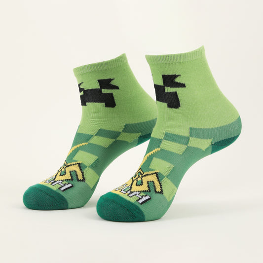 Bipack Calcetines Niño Creepers Verde Minecraft - Calcetines Chile | The Brands Club cl