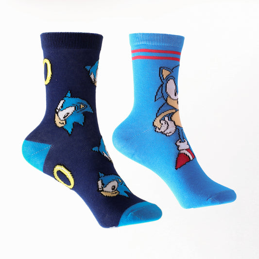 Bipack Calcetines Niño Full Print Azul Sonic - Calcetines Chile | The Brands Club cl