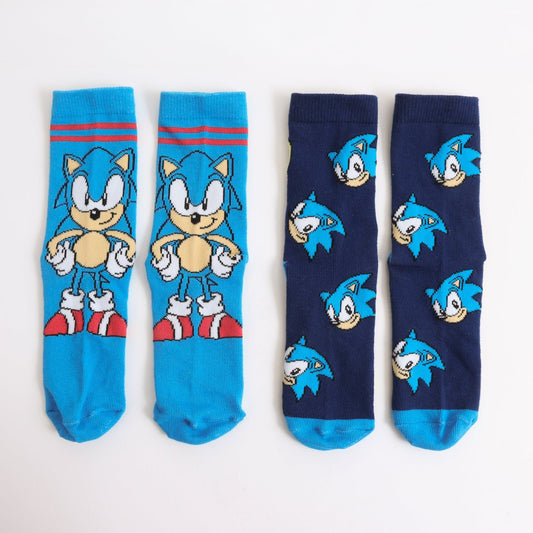 Bipack Calcetines Niño Full Print Azul Sonic - Calcetines Chile | The Brands Club cl