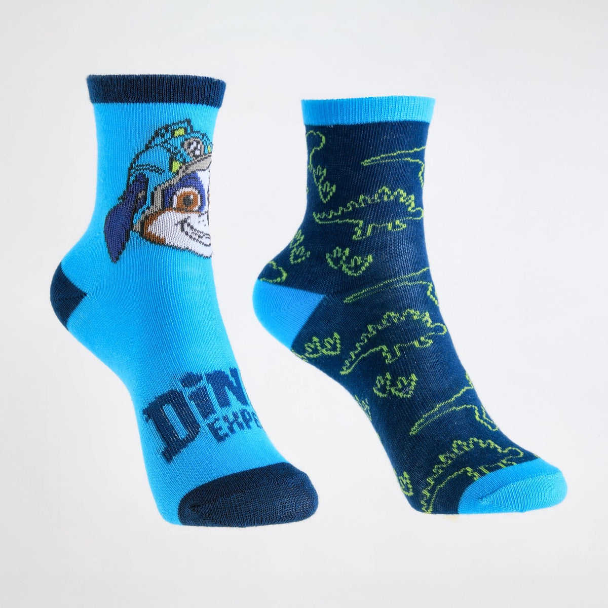 Calcetín 2P Niño Paw Patrol Dino Expert Celeste - Calcetines Chile | The Brands Club cl