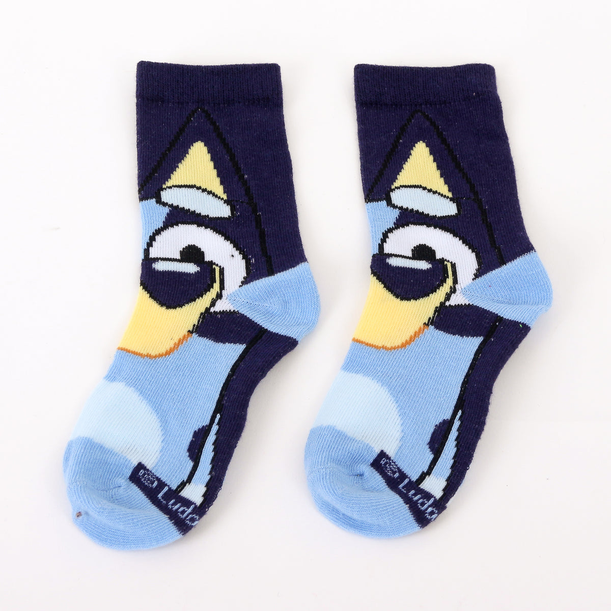 Calcetín 2P Niño Bingo & Bluey Diseño Celeste