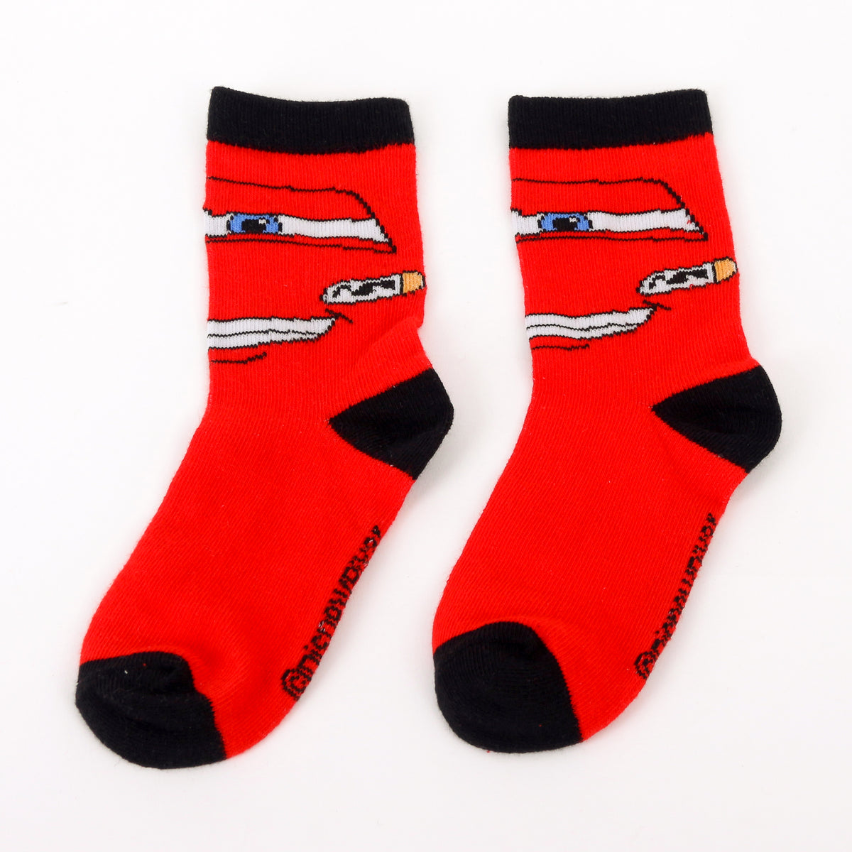 Calcetín 2P Niño Cars Disney Cuadrille Rojo - Calcetines Chile | The Brands Club cl
