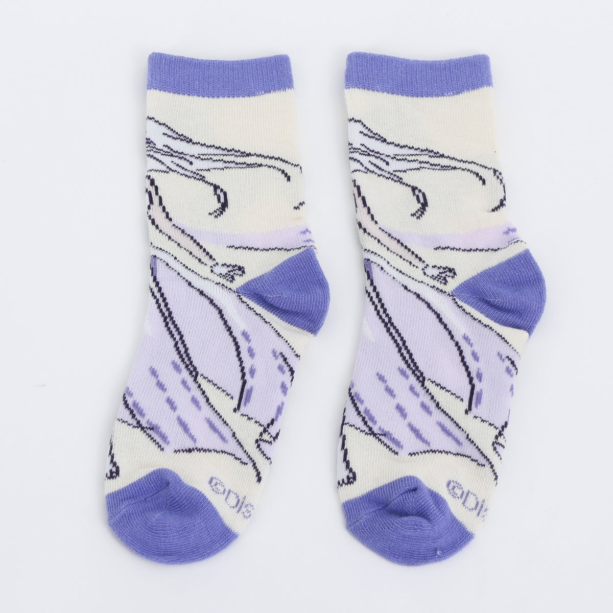 Calcetín 2P Niña Elsa Disney Morado - Calcetines Chile | The Brands Club cl