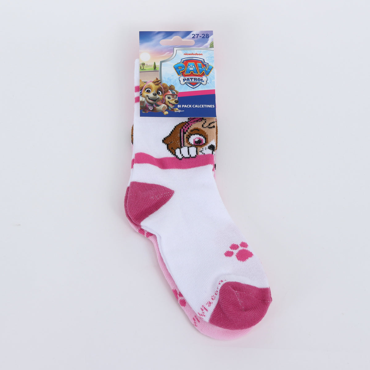 Calcetín 2P Niña Paw Patrol Skye Rosado - Calcetines Chile | The Brands Club cl