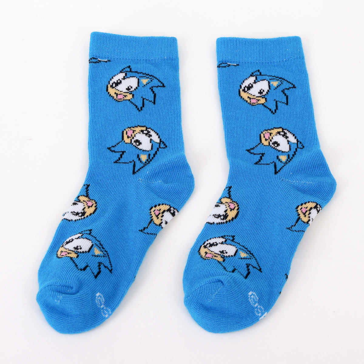 Calcetín 2P Niño Sonic Estampado Celeste - Calcetines Chile | The Brands Club cl
