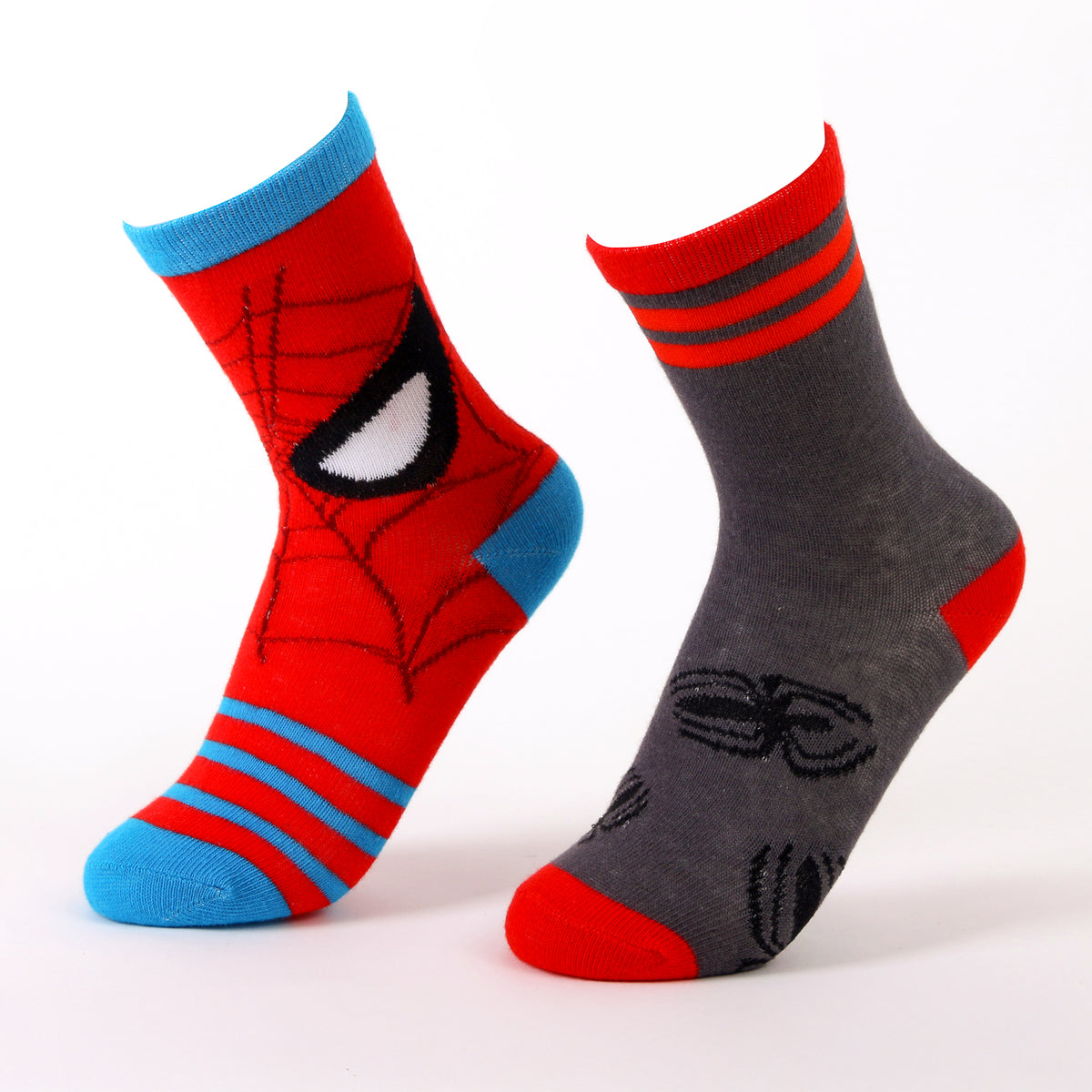 Calcetín 2P Niño Spiderman Marvel Cabeza Rojo - Calcetines Chile | The Brands Club cl