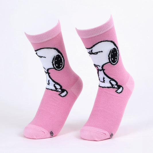Calcetín 2P Mujer Snoopy Rosado - Calcetines Chile | The Brands Club cl