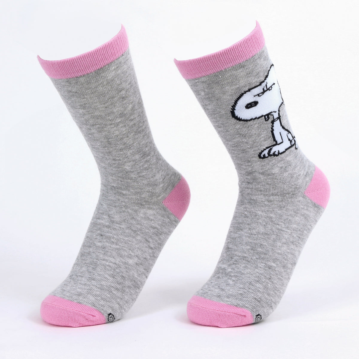 Calcetín 2P Mujer Snoopy Rosado - Calcetines Chile | The Brands Club cl