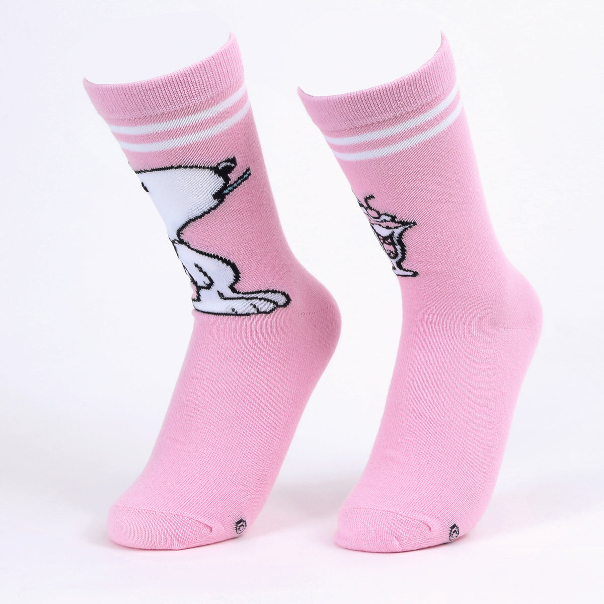 Calcetín 2P Mujer Snoopy Cuadrille Rosado - Calcetines Chile | The Brands Club cl