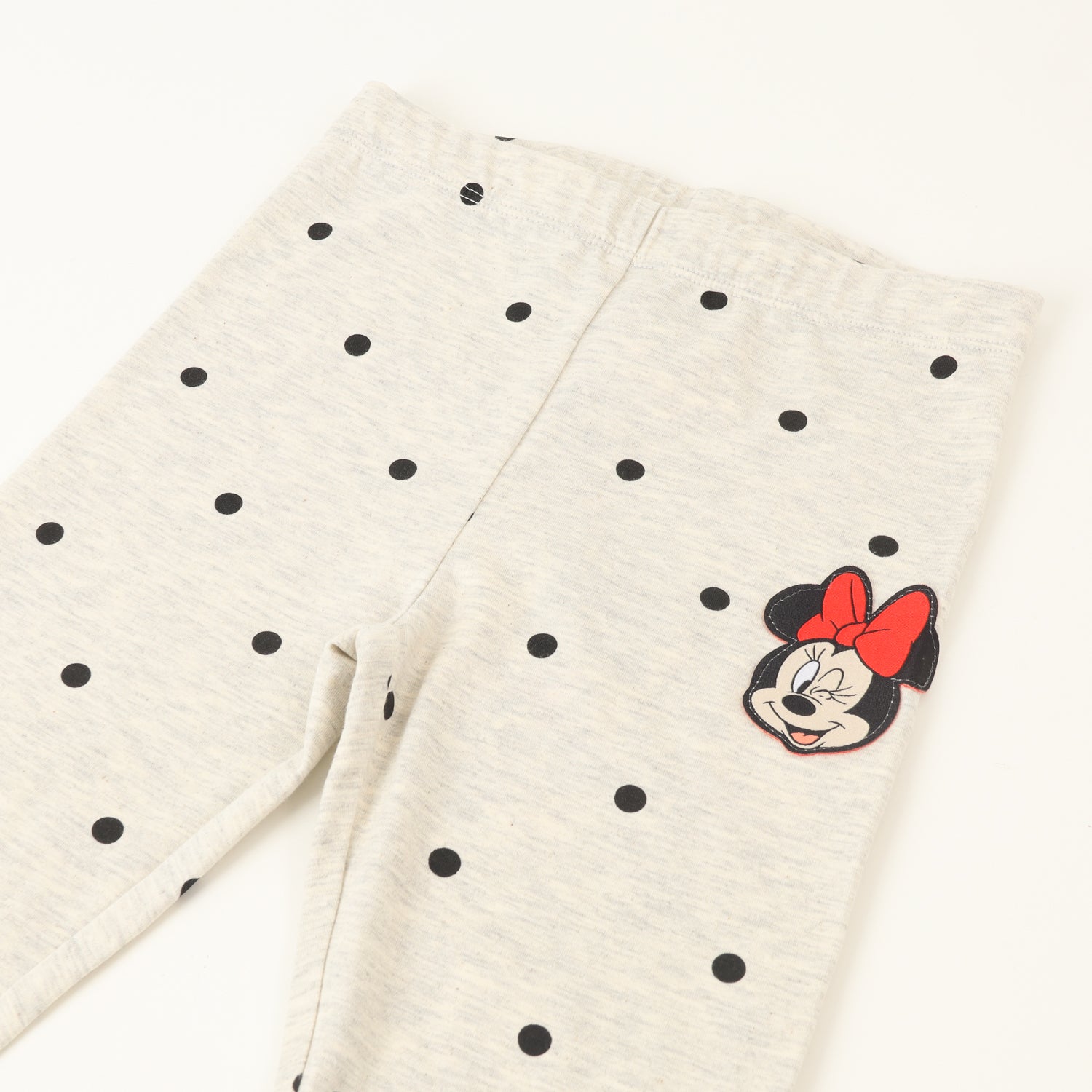 Calza Flare Niña Minnie Puntos Gris Disney