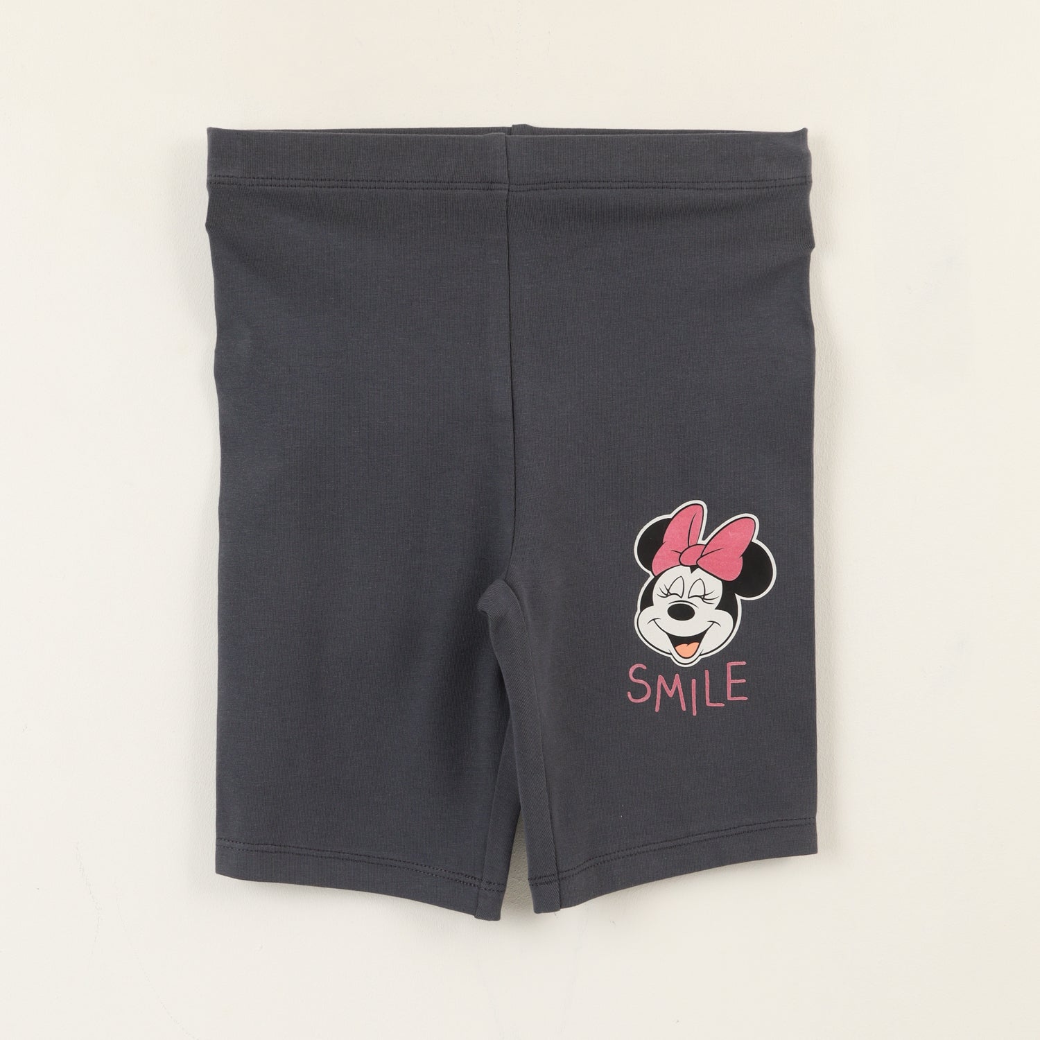 Calza Niña Biker Gris Minnie Smile Disney