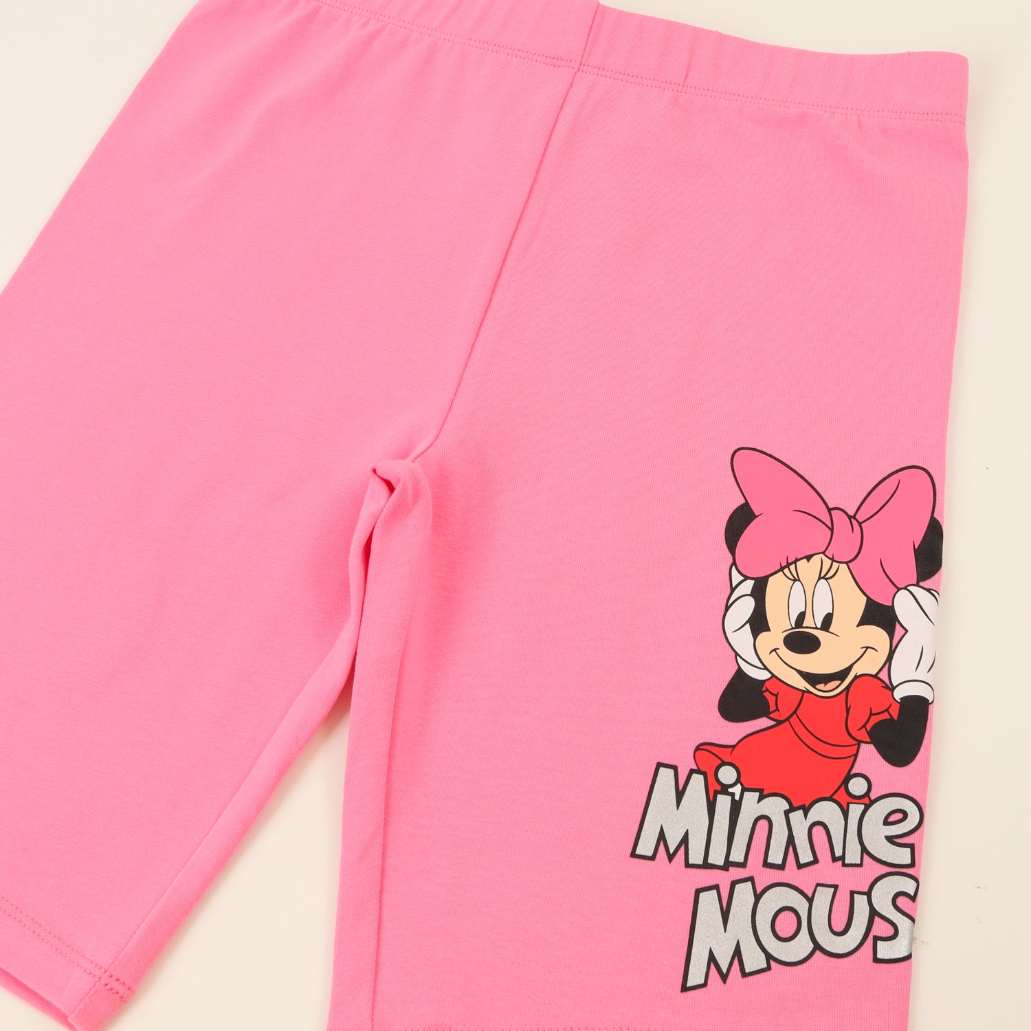 Calza Niña Biker Fucsia Minnie Disney