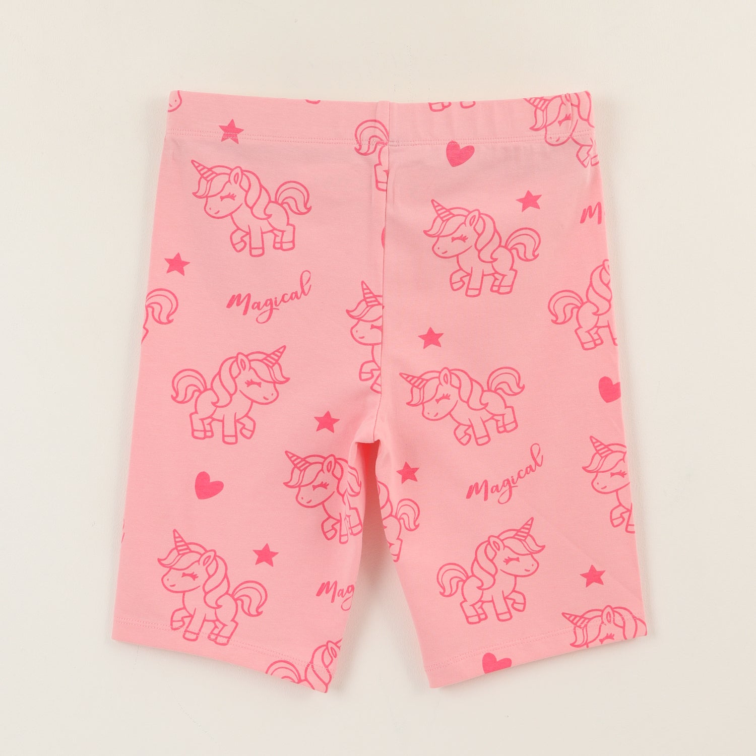 Calza Niña Rosado Full Print Unicornio