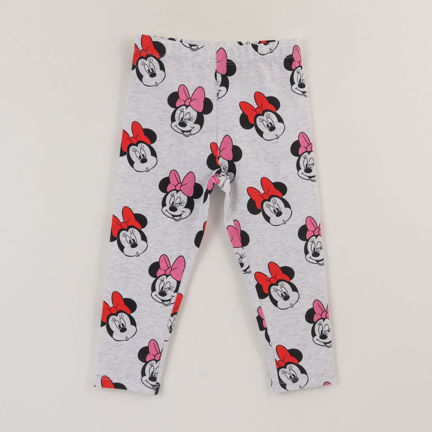 Calza Niña Gris Caras Minnie Disney