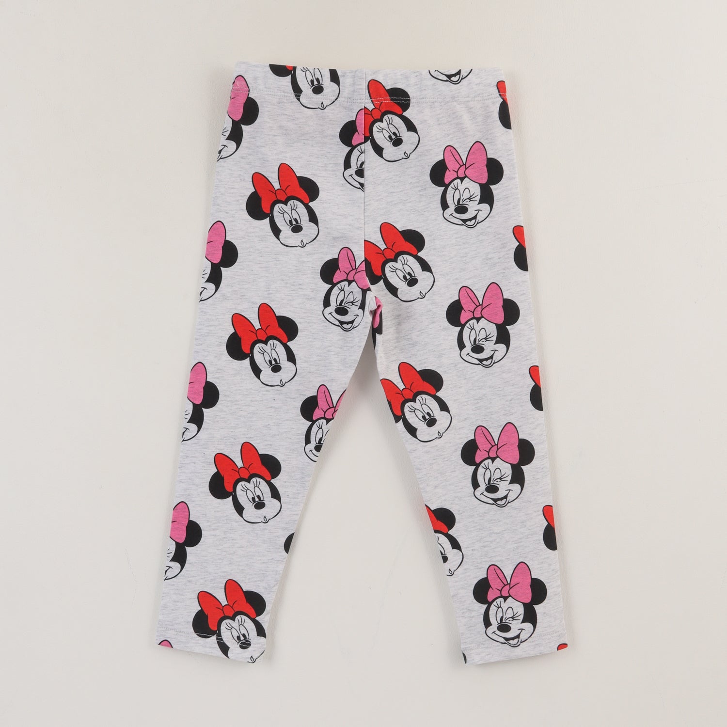 Calza Niña Gris Caras Minnie Disney