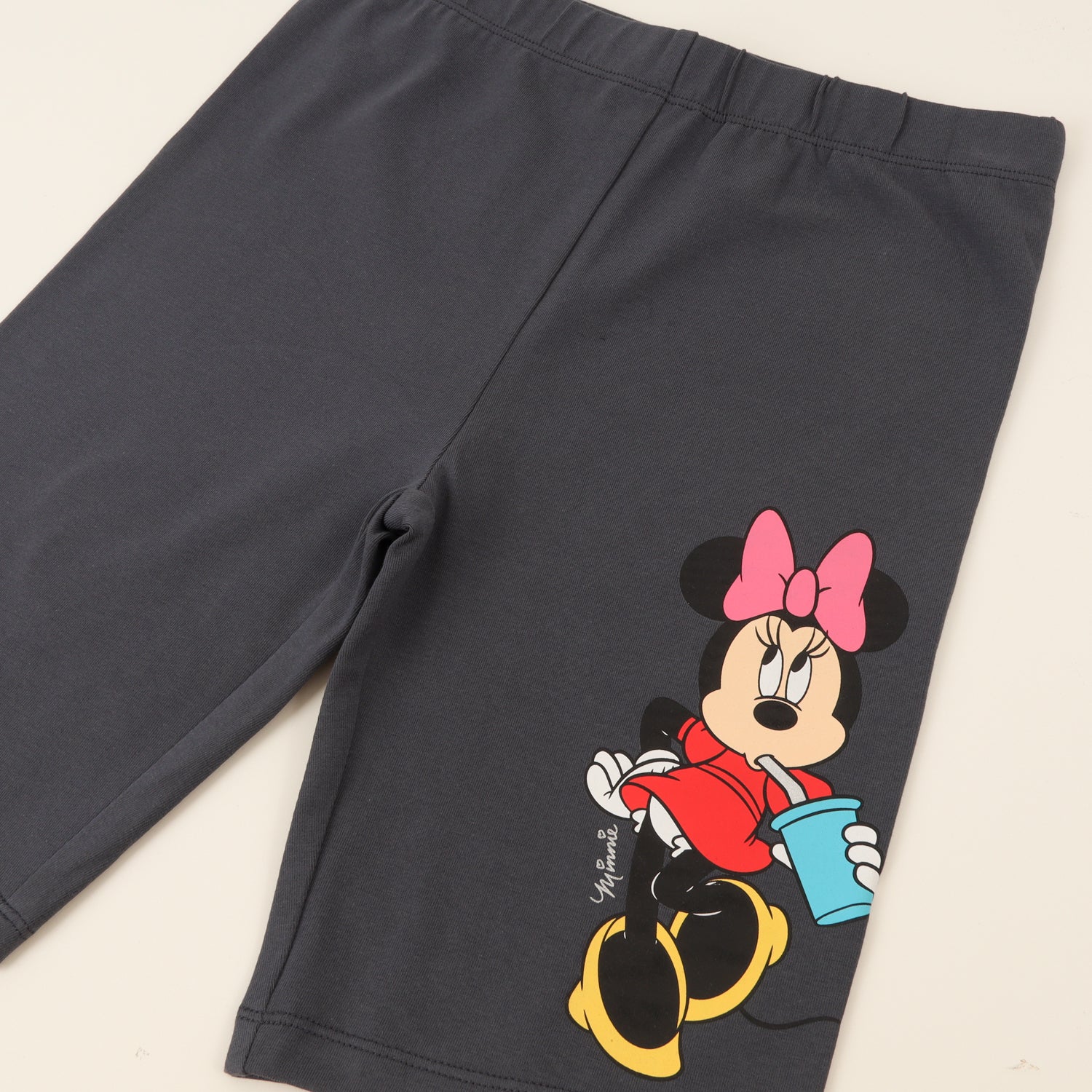 Calza Niña Lineal Gris Oscuro Minnie Disney