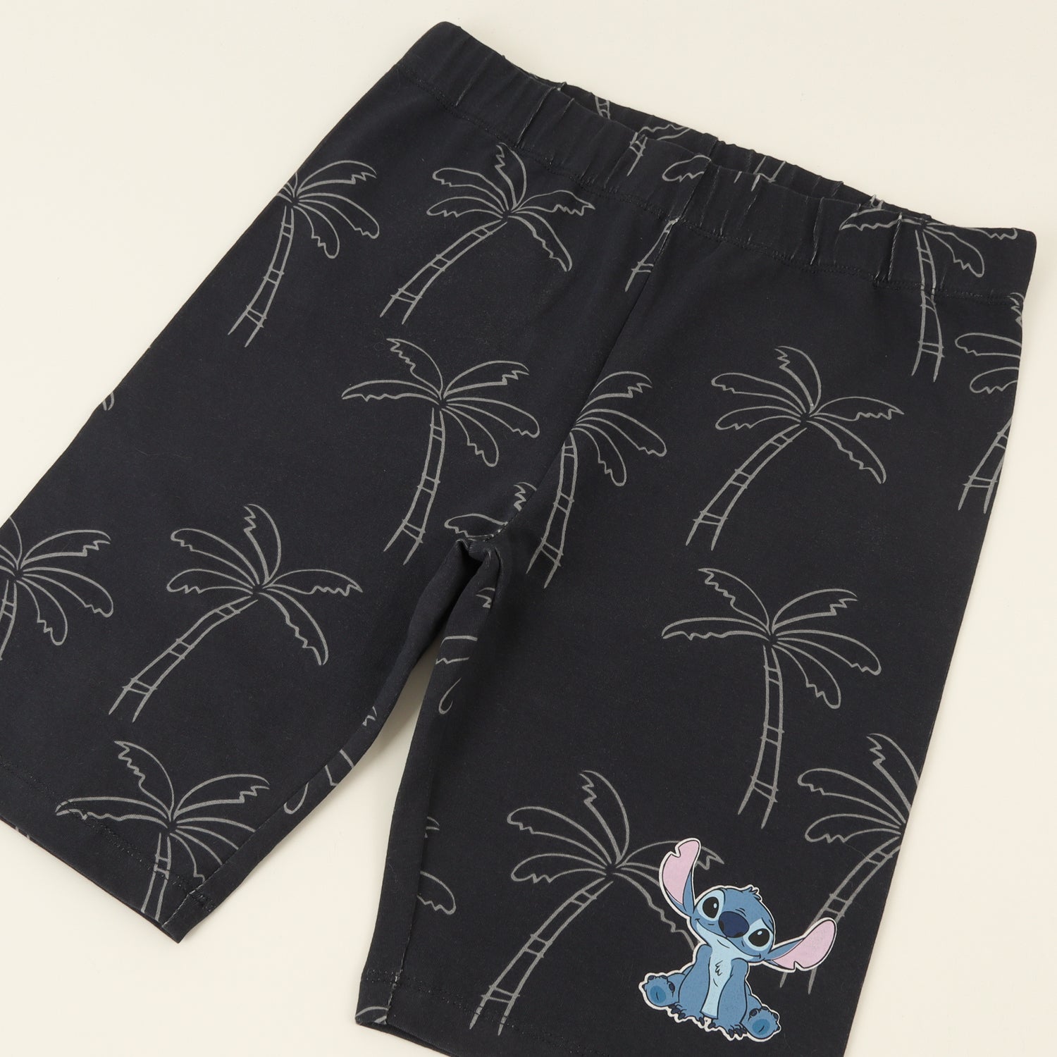 Calza Niña Biker Gris Oscuro Print Lilo & Stitch Disney