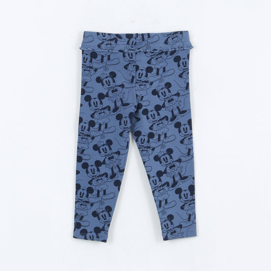 Calza Niña Full Print Minnie Mouse Azul Disney - Calzas Chile | The Brands Club cl