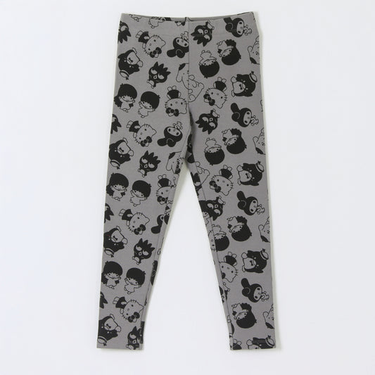 Calza Niña Full Print Friends Gris Hello Kitty - Calzas Chile | The Brands Club cl