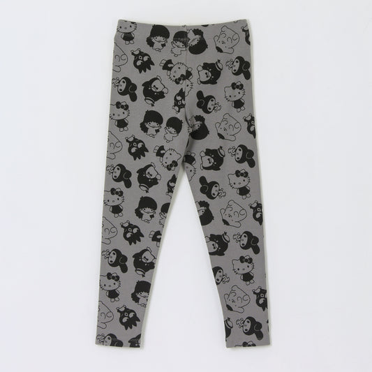 Calza Niña Full Print Friends Gris Hello Kitty - Calzas Chile | The Brands Club cl
