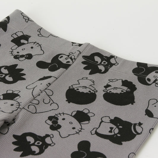 Calza Niña Full Print Friends Gris Hello Kitty - Calzas Chile | The Brands Club cl