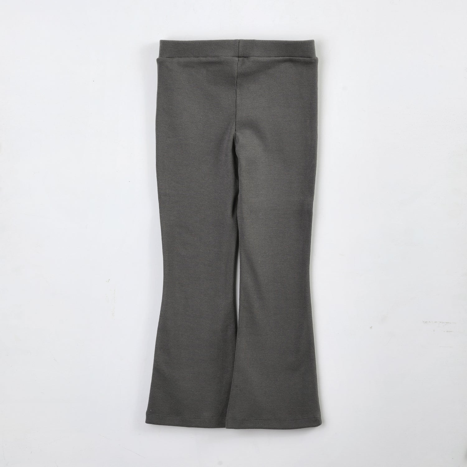 Calza Niña Flare Ribbed Gris Barbie