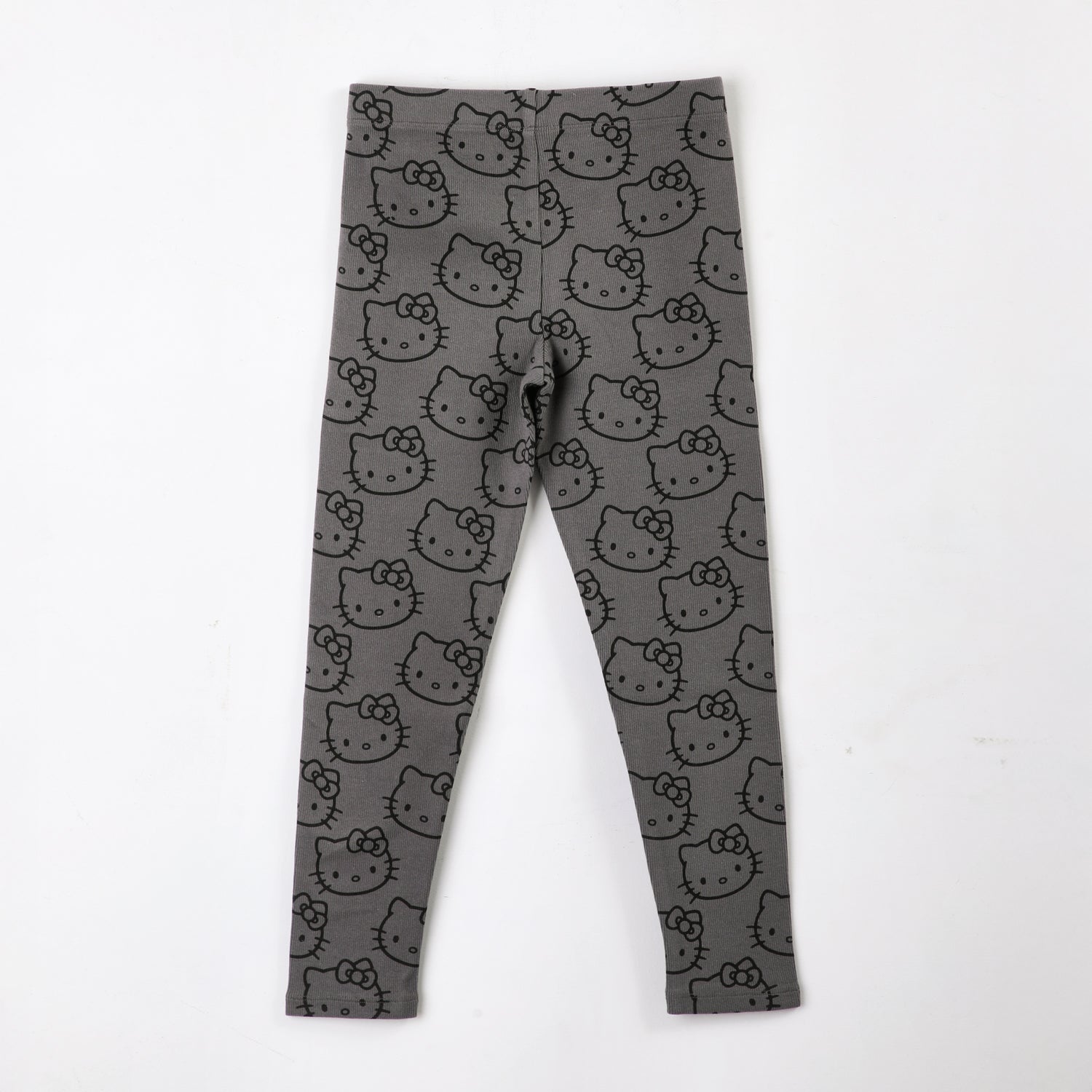 Calza Niña Rib Gris Hello Kitty