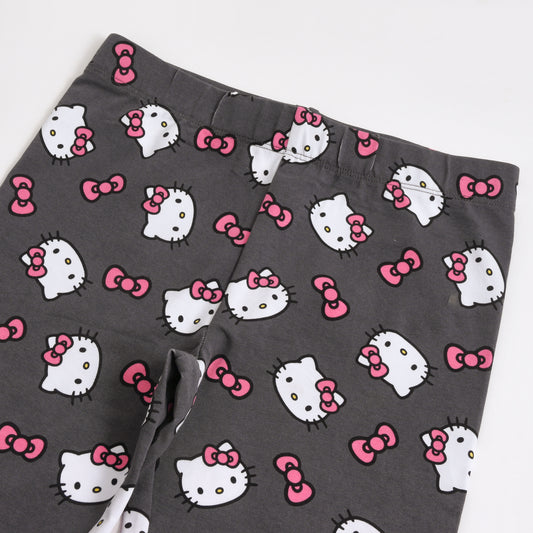 Calza Niña Hello Kitty Full Print Gris - Calzas Chile | The Brands Club cl