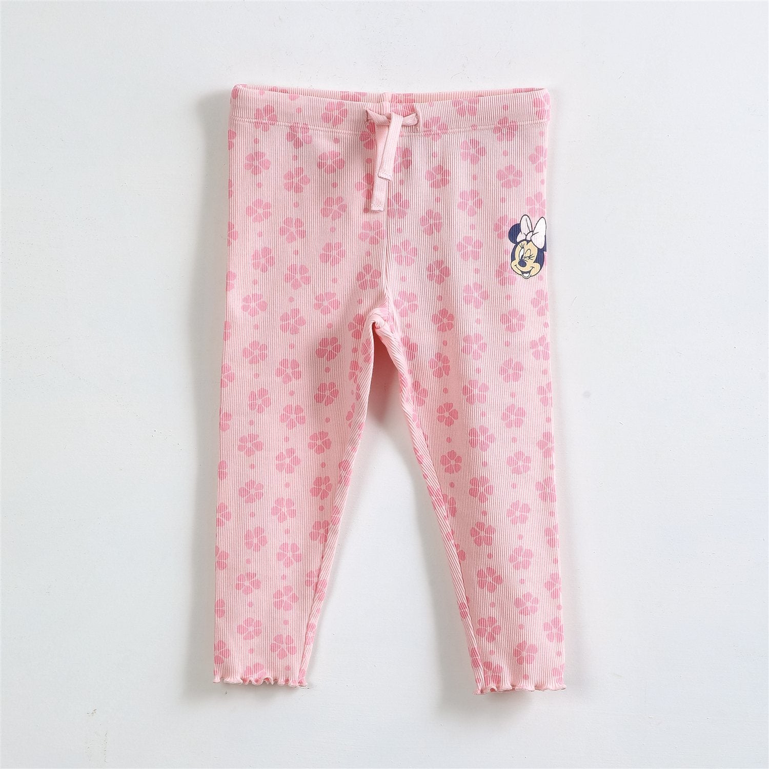 Calza Niña Minnie Disney Rib Rosado