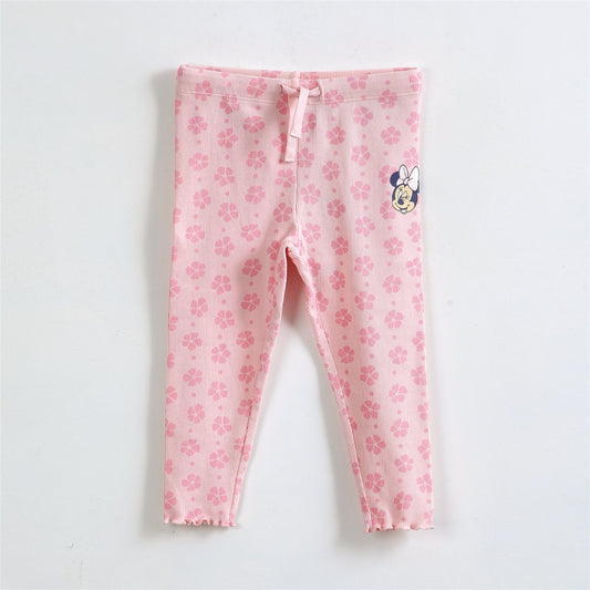 Calza Niña Minnie Disney Rib Rosado - Calzas Chile | The Brands Club cl
