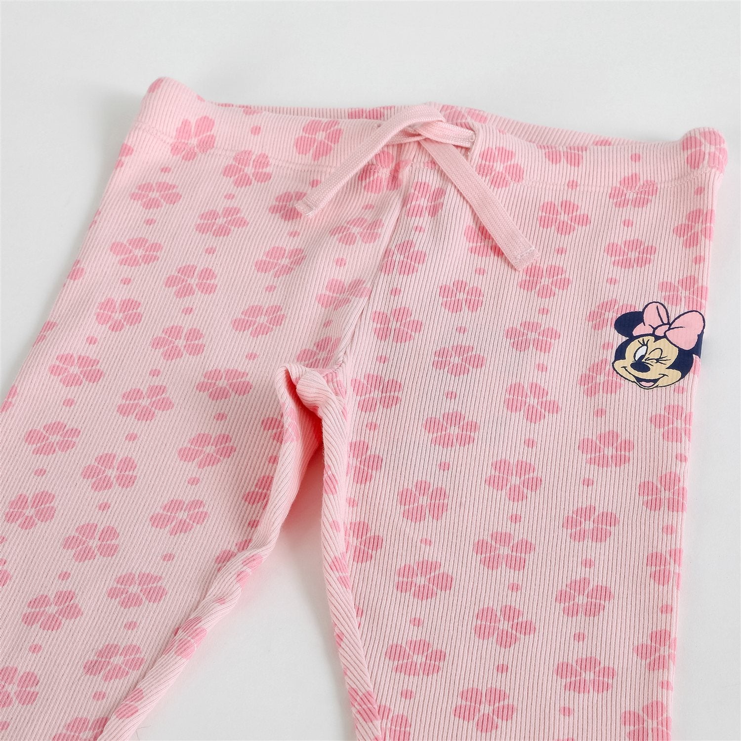 Calza Niña Minnie Disney Rib Rosado
