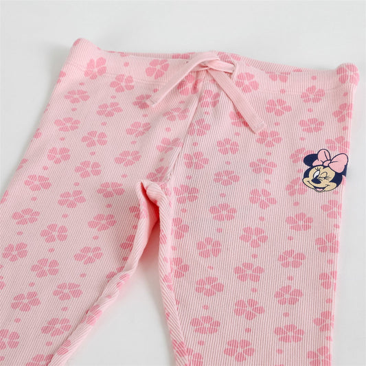 Calza Niña Minnie Disney Rib Rosado - Calzas Chile | The Brands Club cl