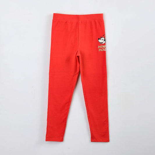 Calza Niña Minnie Disney Cara Rojo - Calzas Chile | The Brands Club cl
